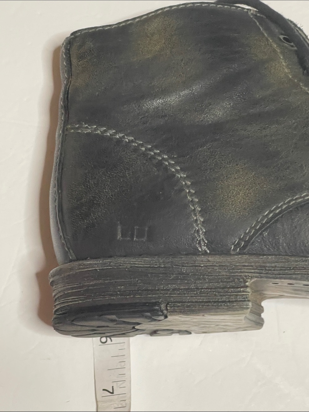 Men's Bedstu Black Leather Chukka Boots - Versatile Lace-Up Style. Size 11 - Picture 7 of 9